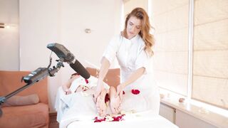 ASMR Rose Petal Foot Massage | Royal Spa Relaxation and Gentle Care