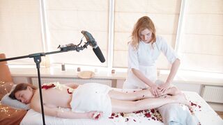ASMR Rose Petal Foot Massage | Royal Spa Relaxation and Gentle Care