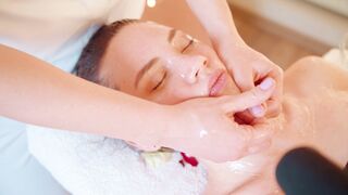 ASMR Aloe Vera Face Massage | Relaxing Beauty Treatment and Skin Care