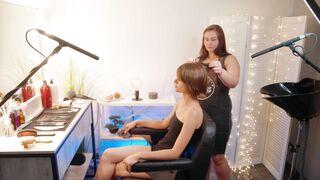 ASMR Barber Massage Alena | Female Lady Barber Head & Hair Sounds