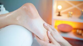 ASMR Foot Lotion Massage | Relaxing Treatment Sounds and Gentle Care