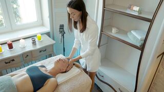 ASMR Relaxing Face Spa Massage | Gentle Tingle Sounds and Skin Care