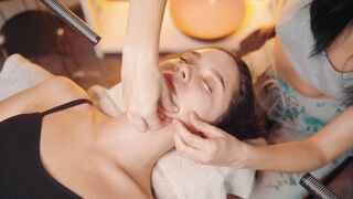 ASMR Face and Scalp Spa Massage | Relaxing Sounds and Gentle Tingles