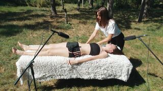 ASMR Nature Massage Experience | Forest Sounds and Deep Relaxation