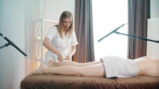 V2 ASMR massage full body blade gua sha treatment spa  back neck foot