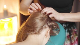 ASMR Chair Back and Shoulder Massage | Relaxing Treatment Sounds
