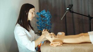 ASMR Foot Cream Massage | Relaxing Tingle Sounds and Gentle Spa Care