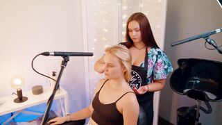 ASMR Lady Barber Face Lotion Massage | Relaxing Skin Care Sounds