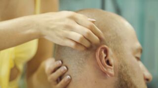 ASMR Barber Scalp Massage | Head Scratching Sounds and Gentle Tingles