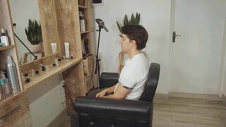 ASMR Lady Barber Head Oil Massage | Relaxing Scalp Sounds