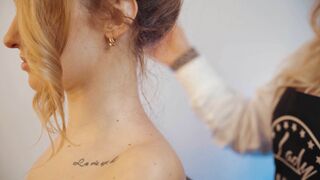 ASMR Lady Barber Shoulder Massage | Intensive Relaxation and Spa Sounds