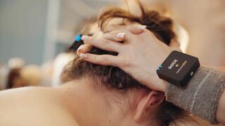 ASMR Lady Barber Cream Neck Massage | Shoulder Relaxation Sounds