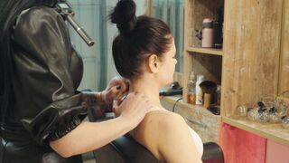 ASMR Lady Barber Face Massage | Cleansing Spa for Head Shoulders and Neck