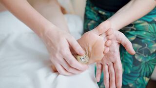 Stone Ball Rolling Massage ASMR Relaxation