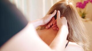 ASMR Chair Massage for Back and Neck Therapy