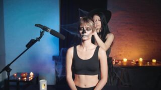 Halloween ASMR Head Neck and Scalp Massage with Tingles