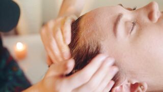 Relaxing Head Washing Spa Experience | Gentle Scalp Care and Stress Relief